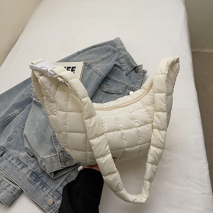 Padded Quilted Shoulder Bag