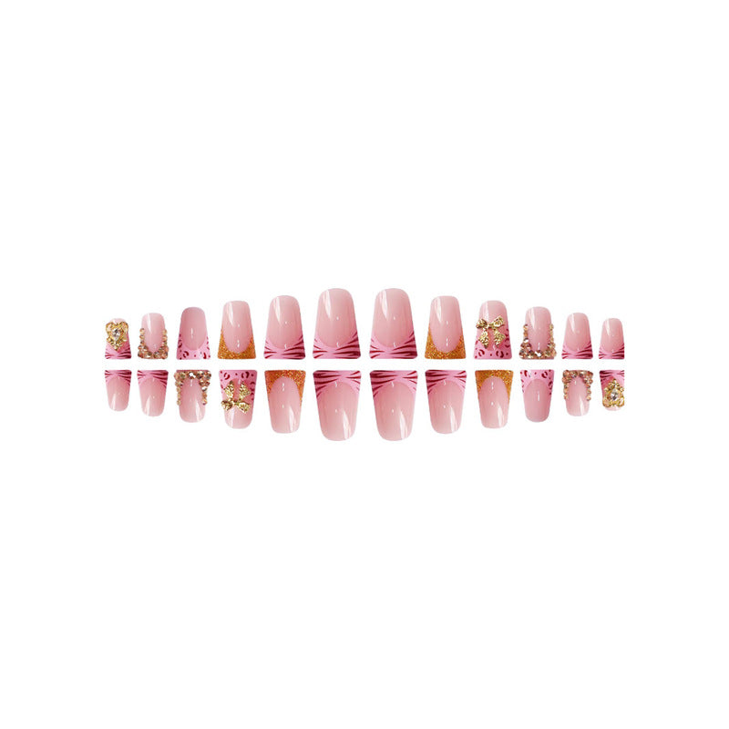 Floral Design Press-On Nails Kalsten
