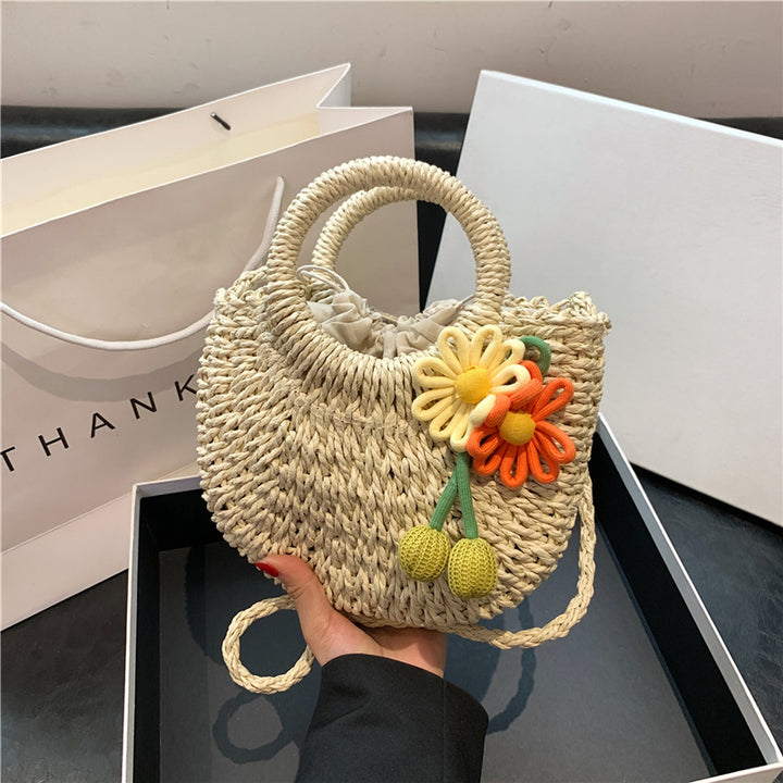Handcrafted Woven Straw Tote