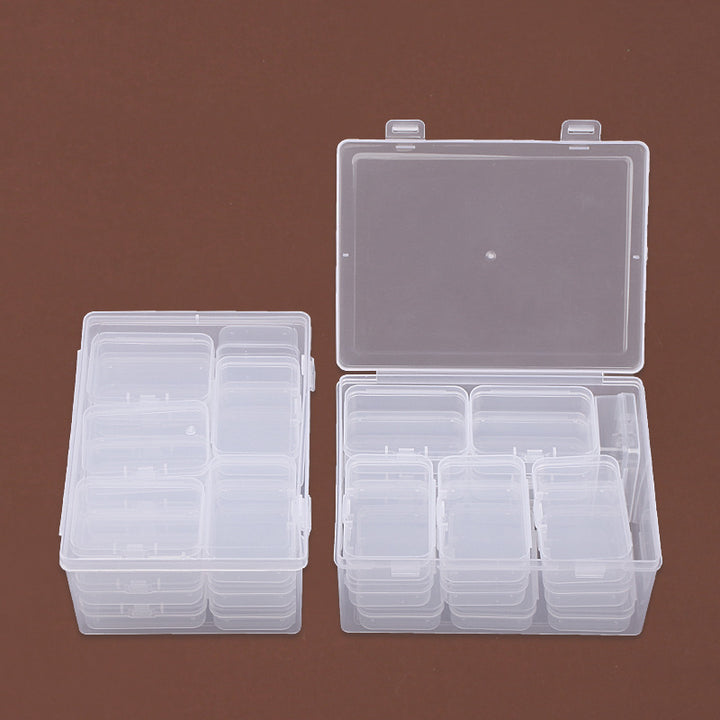 Multi-Purpose Transparent Compartment Organizing Box Kalsten