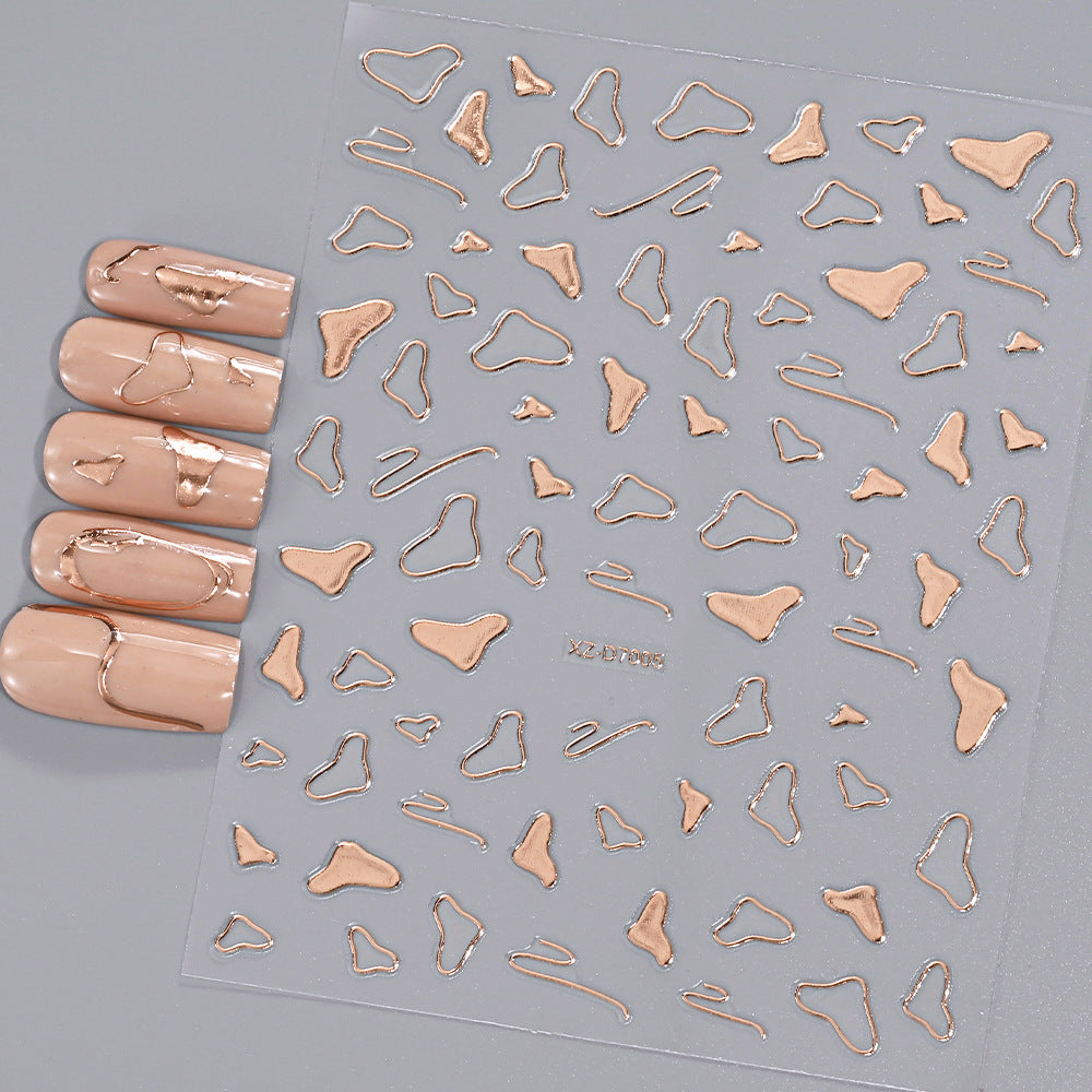 Floral Decorative Nail Art Stickers