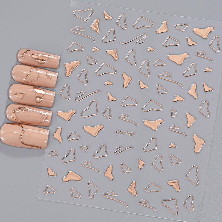 Floral Decorative Nail Art Stickers