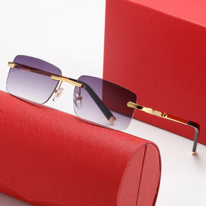 Ladies stylish sunglasses with elegant metal frame and polarized lenses Kalsten