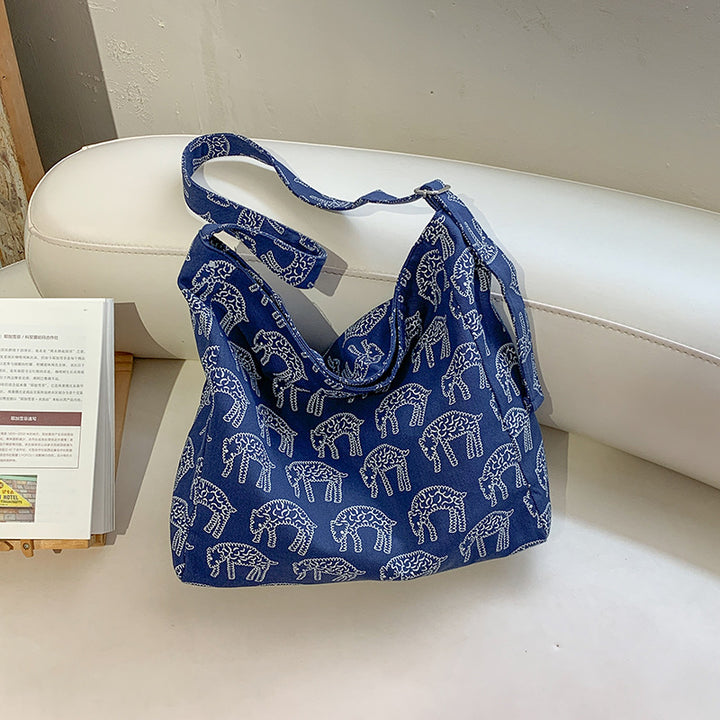 Eco-Friendly Elephant Print Tote Bag
