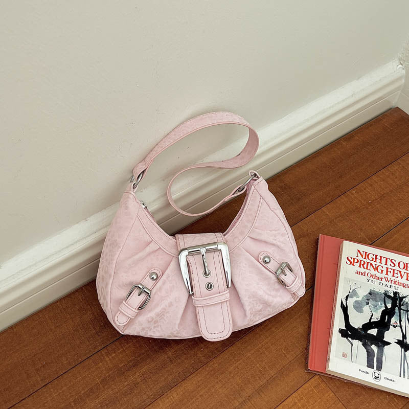 Exotic Textured Shoulder Bag