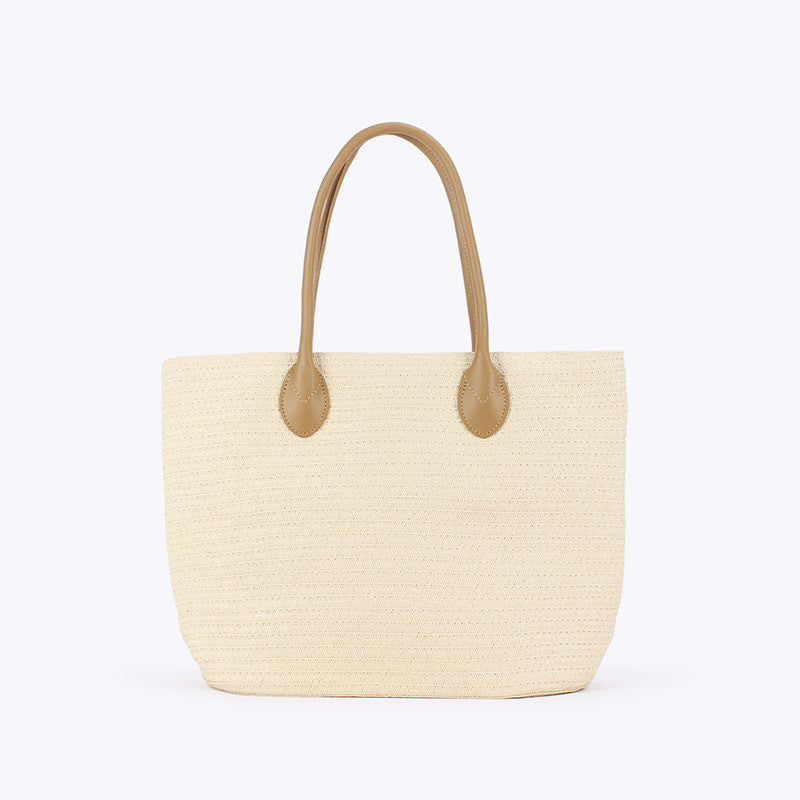 Everyday-friendly tote bag with leather handles Kalsten