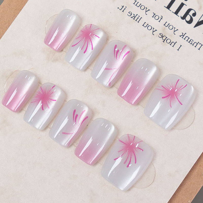 Floral Design Press-On Nail Art