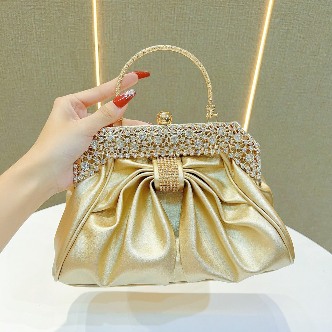 Luxurious Satin Evening Handbag
