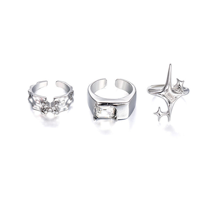 Trendier Open Ring with Zirconia Accent Kalsten