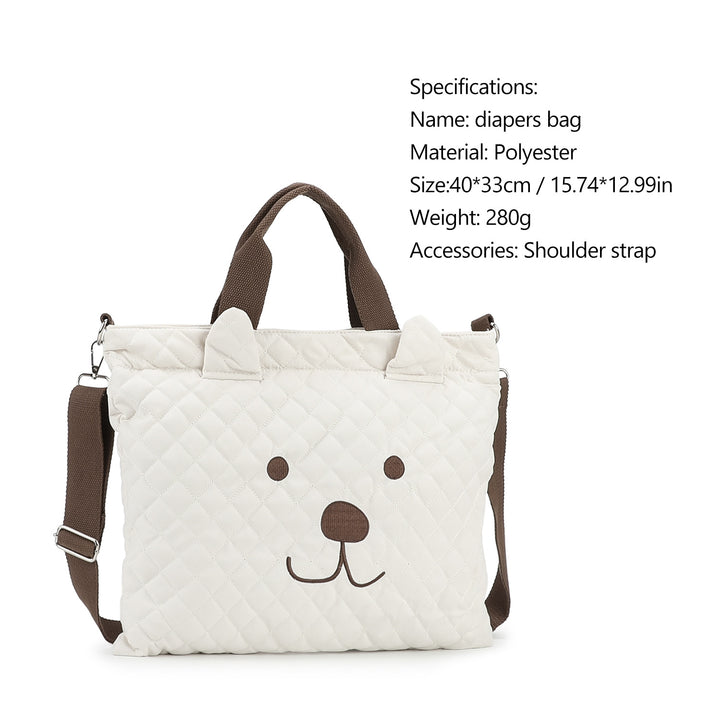 Quirliger Animal Motif Tote Bag Kalsten