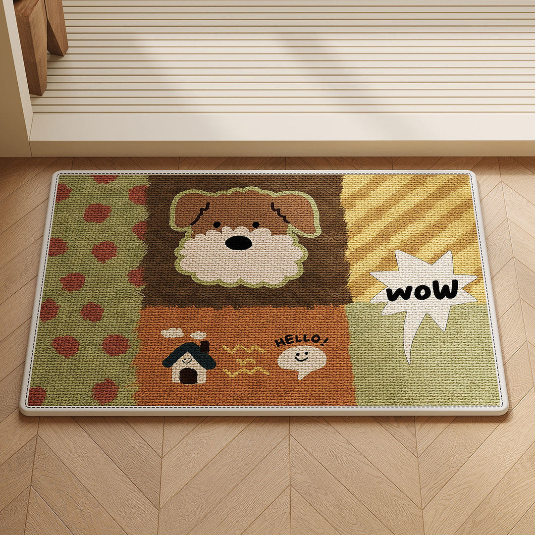 Playful Pet-Themed Area Rug Kalsten