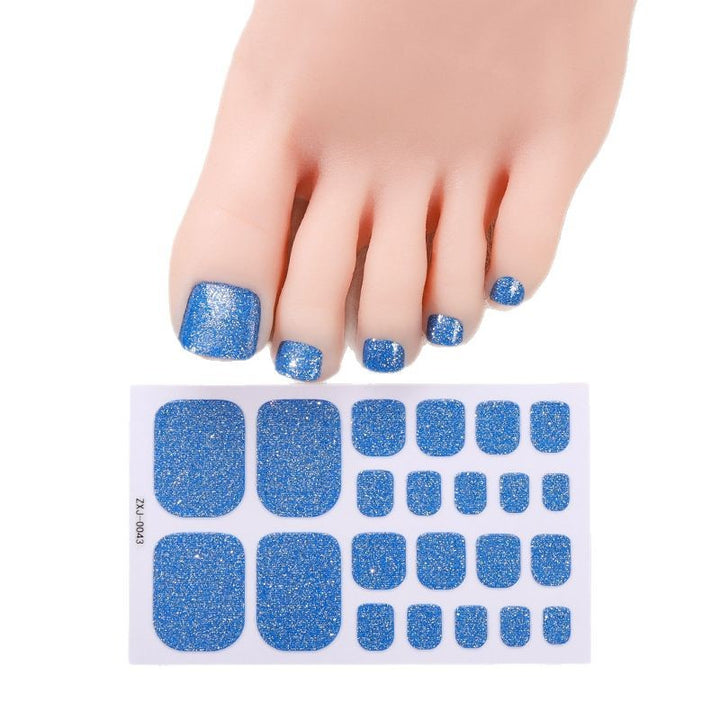 Glittery Toe Nail Wraps  1790954465