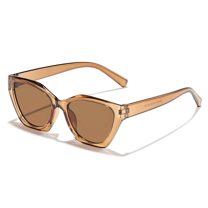 Women's geometric sunglasses with modern, hypoallergenic plastic frame Kalsten