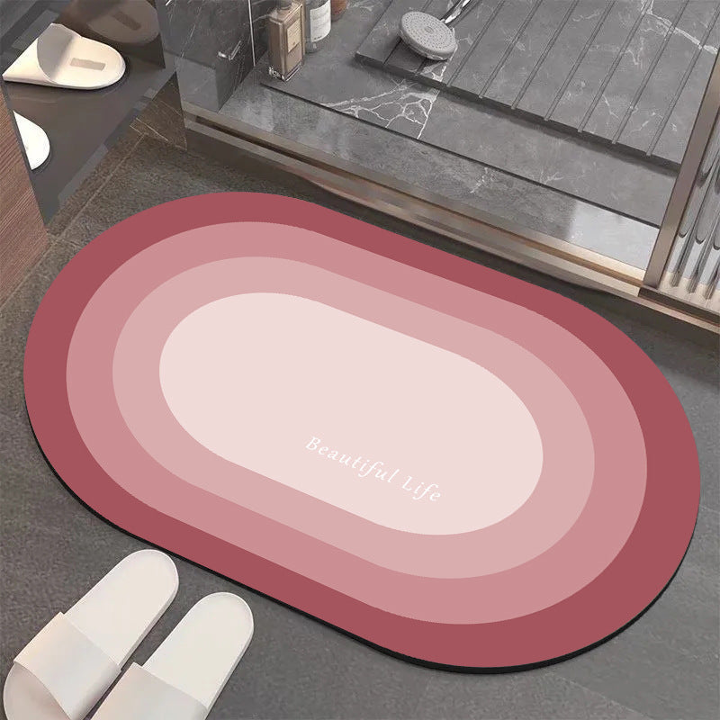 Modern Layered Bathroom Mat Kalsten