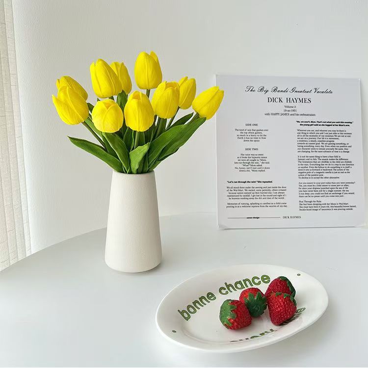 Realistic Faux Tulip Bouquet