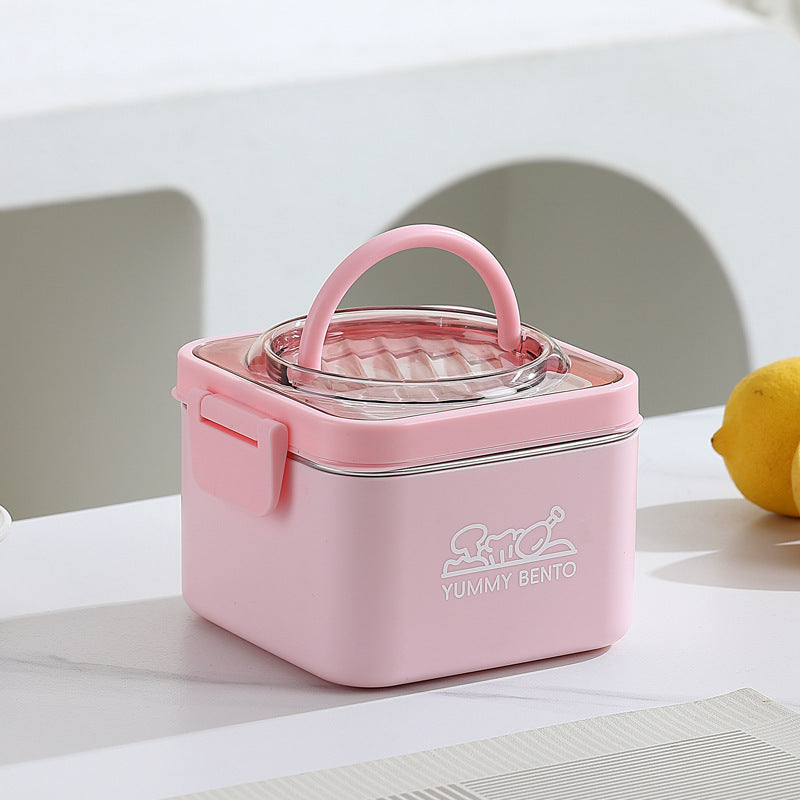 Portable Multi-Compartment Lunch Carrier