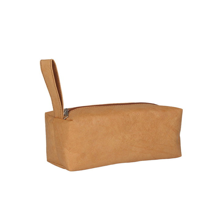 Genuine Leather Zip Pencil Case
