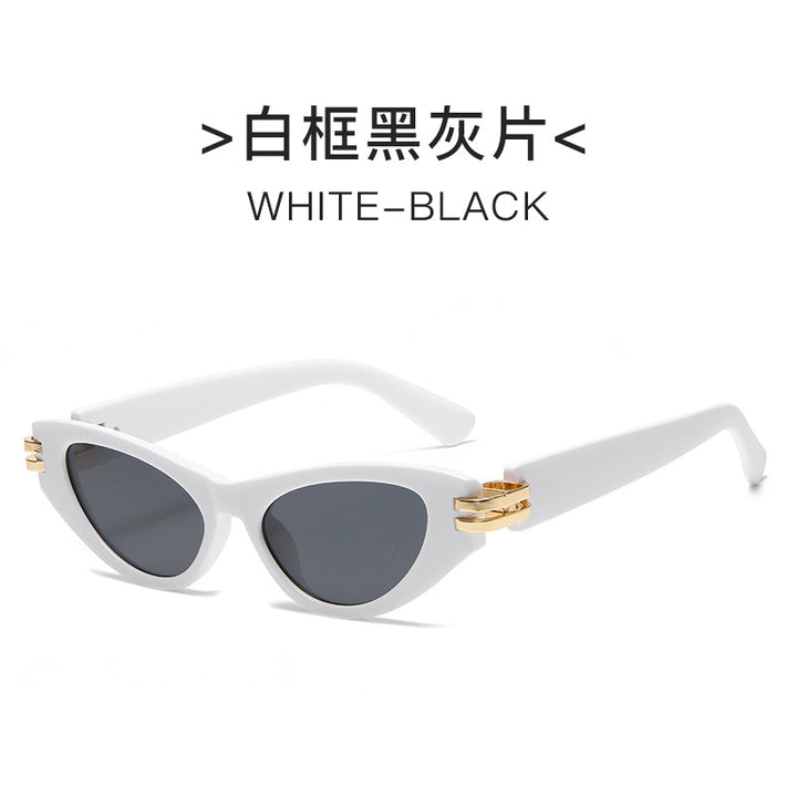 Women's Cat-Eye Sunglasses with Luxurious Frame and Mirrored Lenses Kalsten