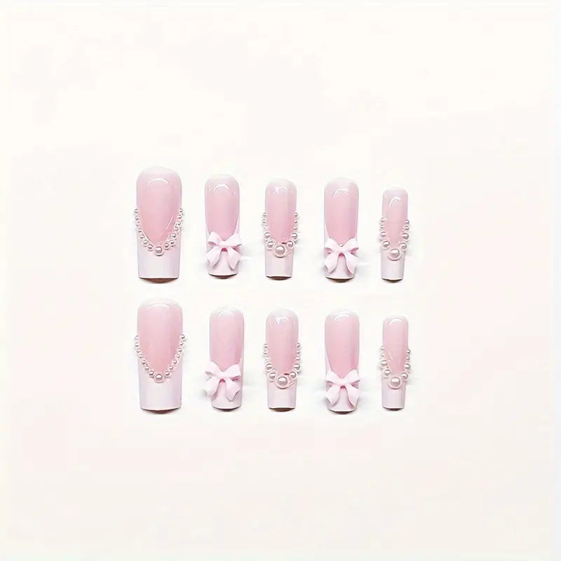Elegant Decorative Press-On Nail Extensions Kalsten