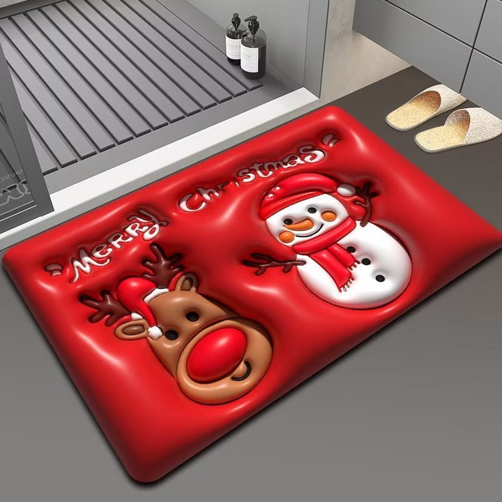 Christmas Themed Floor Mat Kalsten