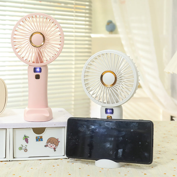 Women Portable Mini Table Fan with LED Display Kalsten