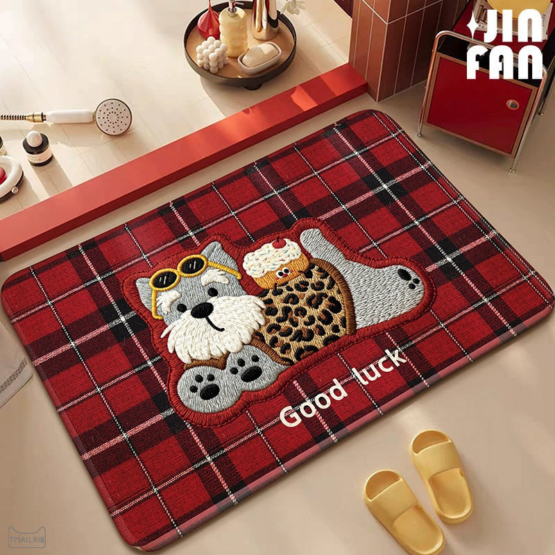Cute Animal-Themed Indoor Doormat Kalsten