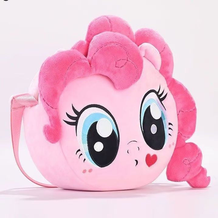 Plush shoulder bag with character design Kalsten