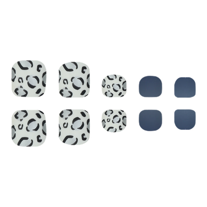 Stylish Leopard Print Press-On Toe Nails Kalsten
