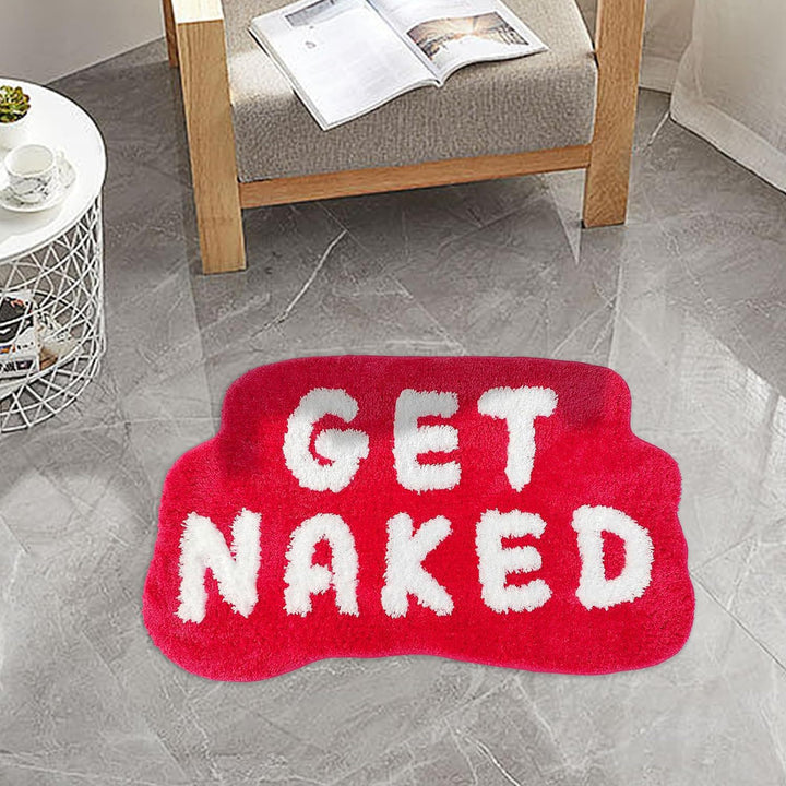 Playful Text Bath Mat Kalsten