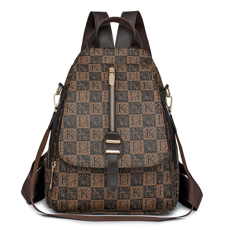 Stylish Geometric Print Rucksack