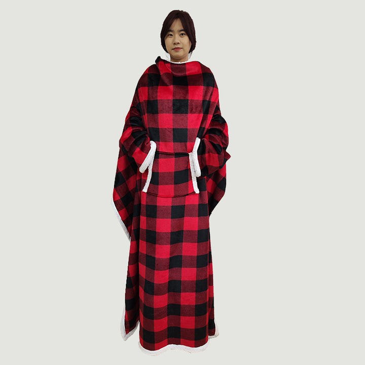 Ladies Cozy Oversized Poncho Blanket Kalsten