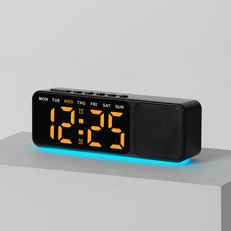 Digital LED alarm clock with multicolor lighting Kalsten