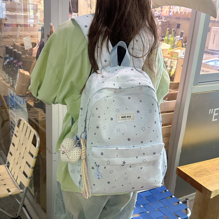 Star-Patterned Casual Backpack Kalsten