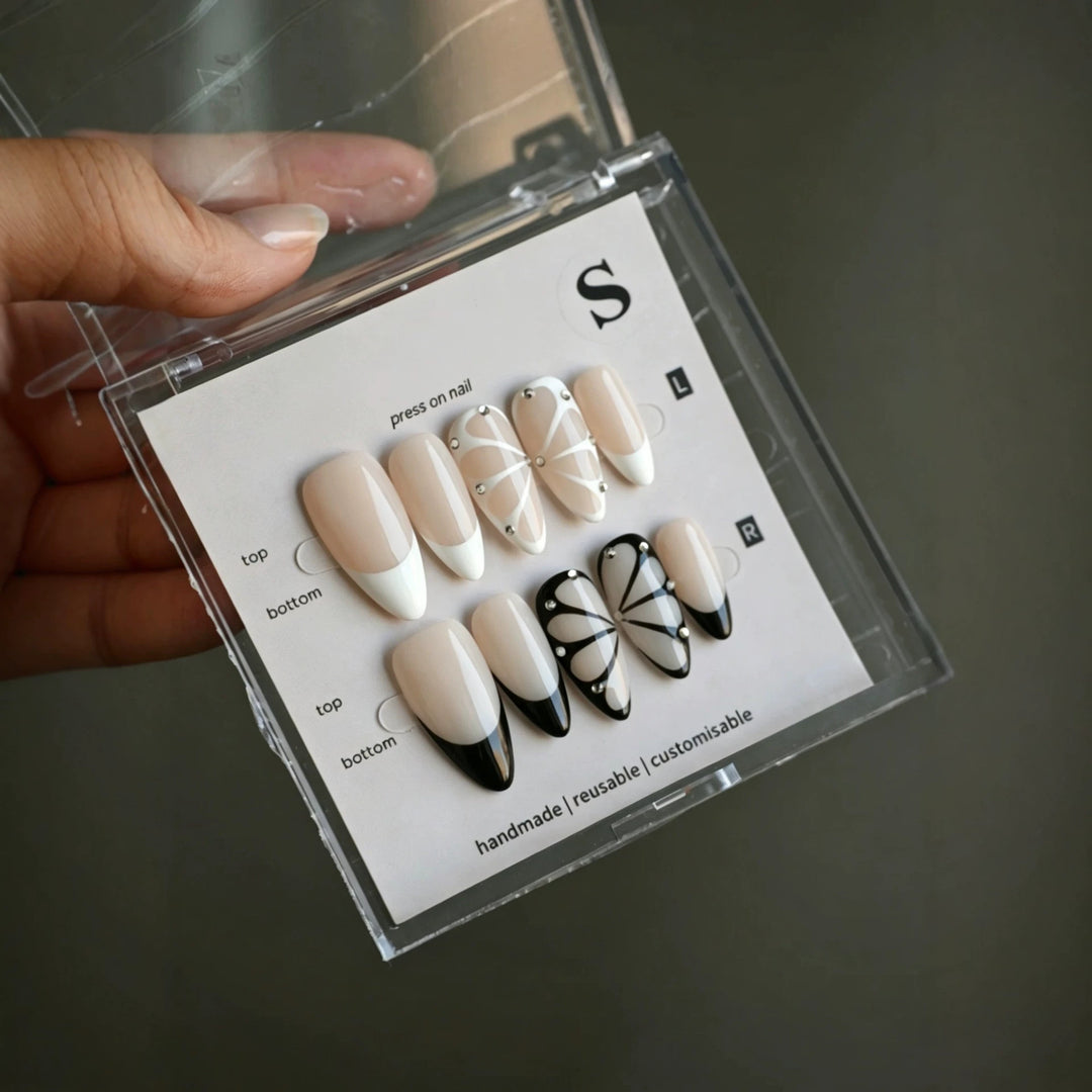 Customizable Artistic Press-On Nail Set