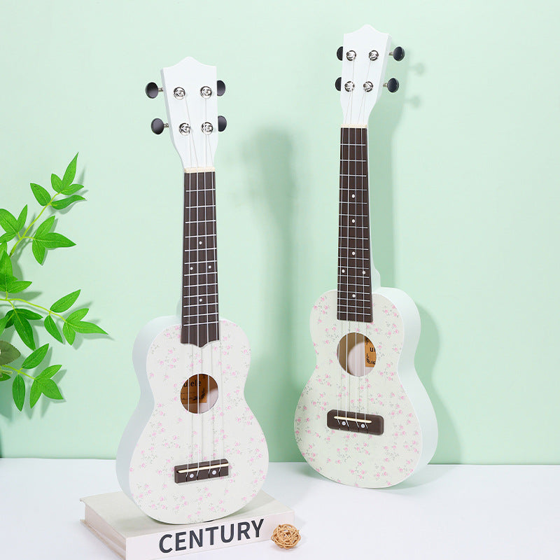 Floral Patterned Ukulele Kalsten