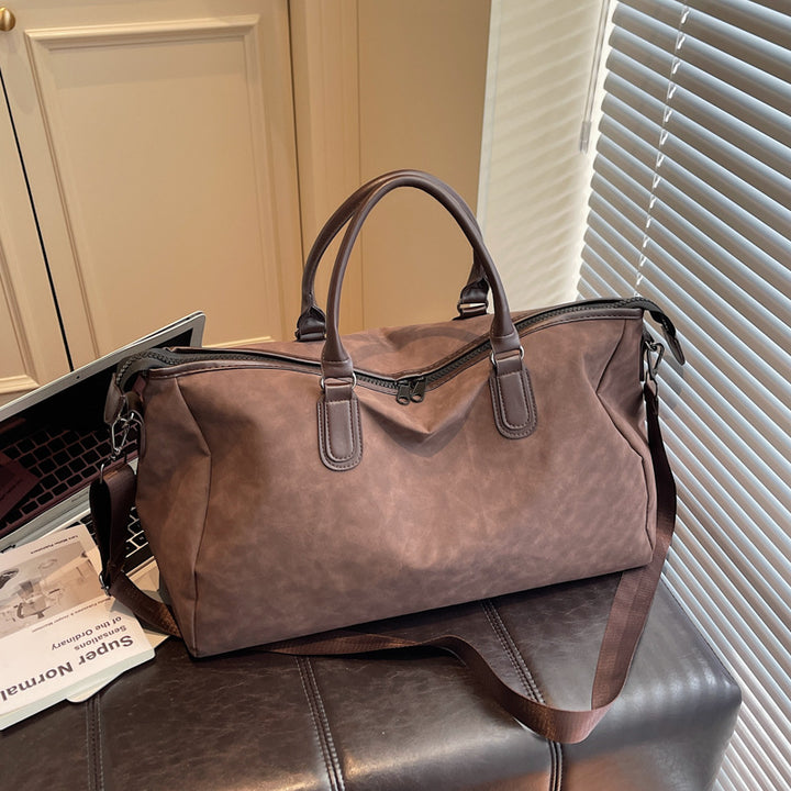 Durable Leather Travel Duffle Bag Kalsten