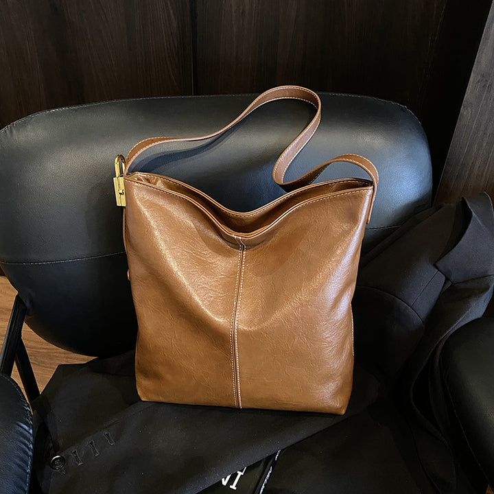 Minimalist Leather Shoulder Bag