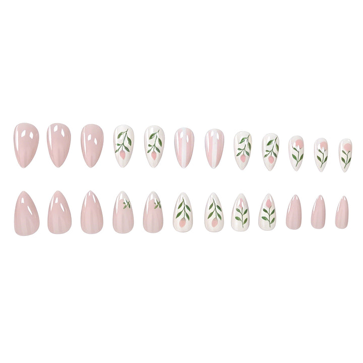 Floral-Inspired Acrylic Nail Art Set Kalsten
