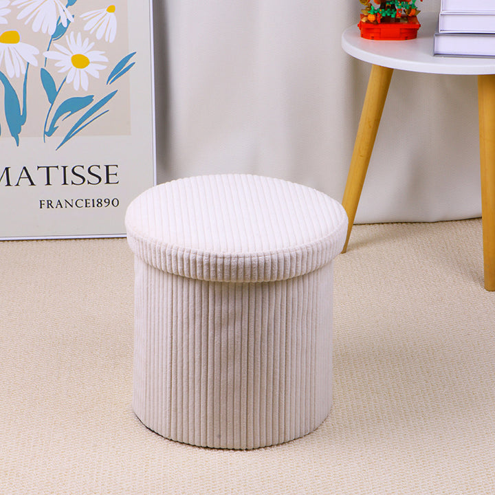Elegant Upholstered Storage Stool Kalsten