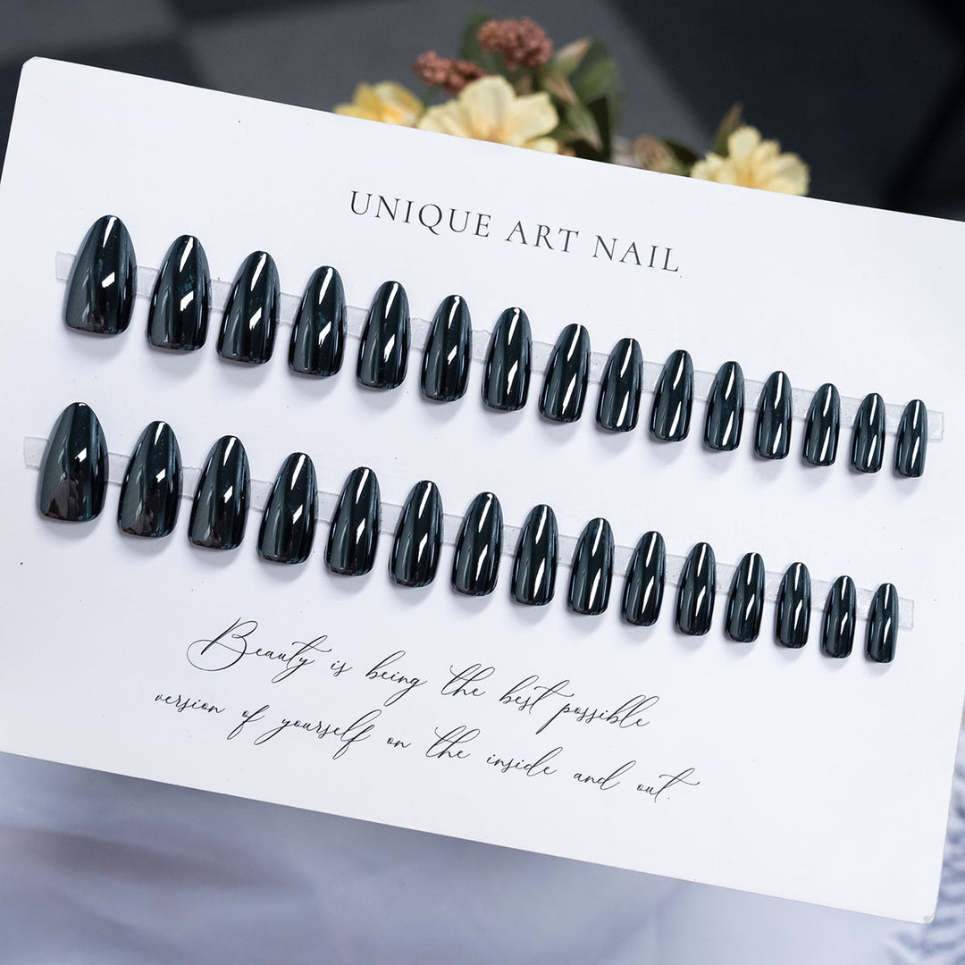 Glossy Stiletto Nail Extensions