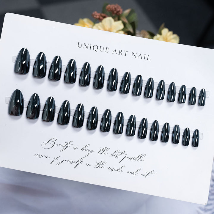 Glossy Stiletto Nail Extensions