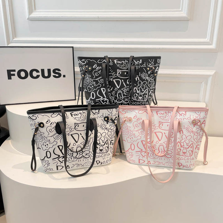 Artistic Graphic Tote Bag