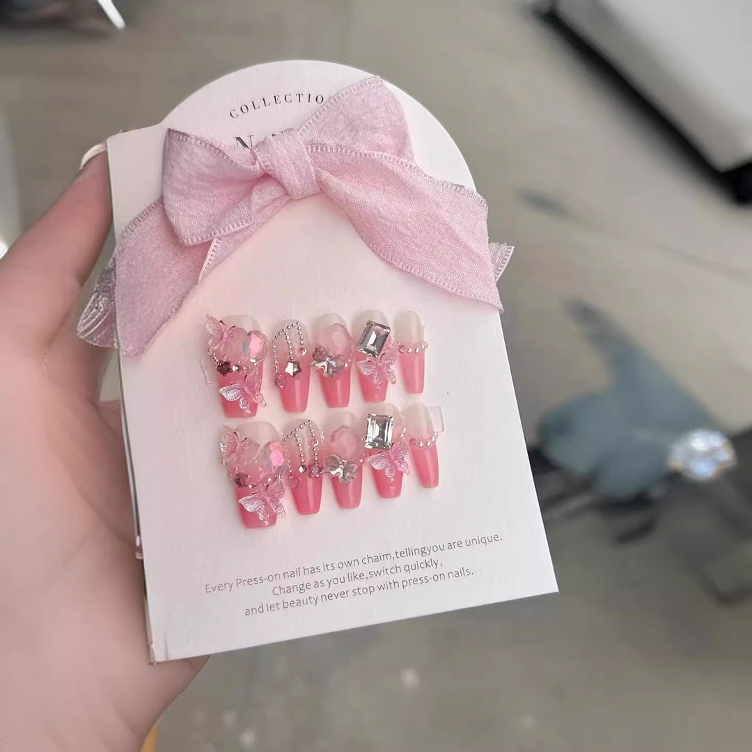Decorative Press-On Nail Art Set 1790731540
