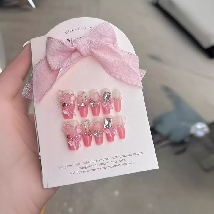 Decorative Press-On Nail Art Set 1790731540