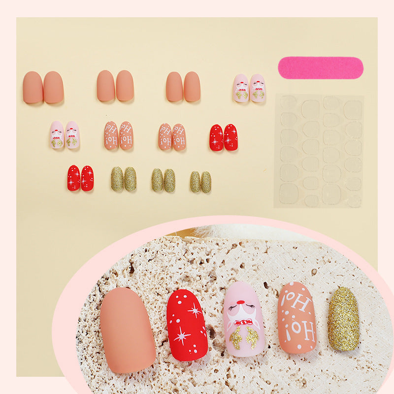 Creative nail art set with festive motifs Kalsten