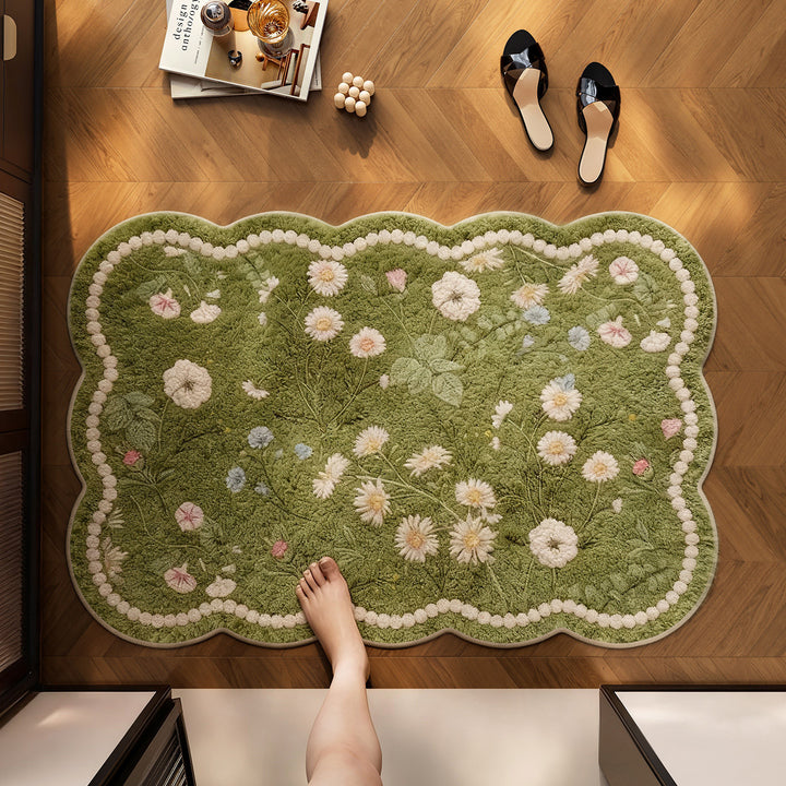 Floral Patterned Area Rug Kalsten