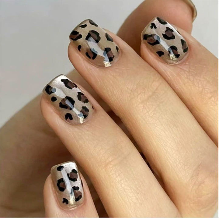 Trendy Animal Print Press-On Nails