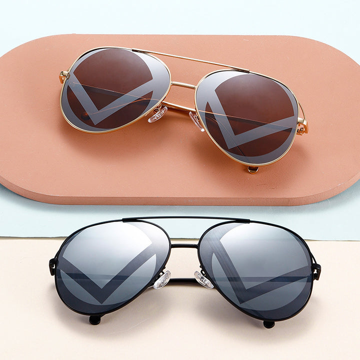 Ladies fashionable geometric sunglasses Kalsten