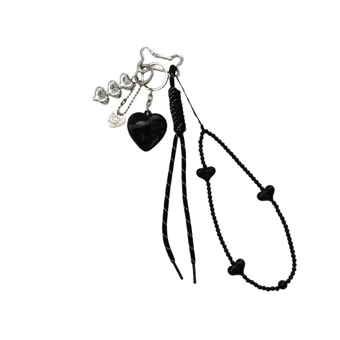 Elegant Heart Charm Keychain Kalsten