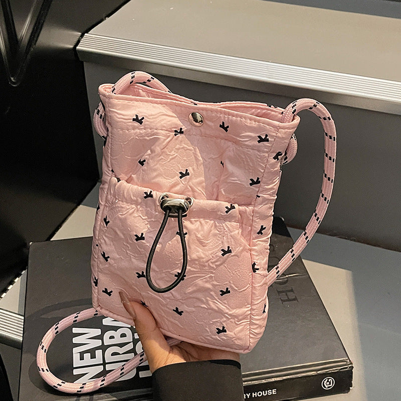 Compact Quilted Crossbody Bag